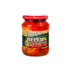 Перец сладкий маринованный (0,680 кг) стекло Знаток