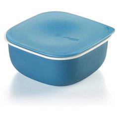 Контейнер для хранения квадратный Regeneration 1 л синий Guzzini 52901157