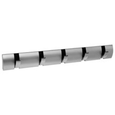 Вешалка настенная горизонтальная Flip 5 крючков никель Umbra 318852-410