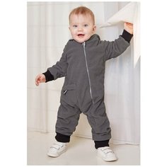 Комбинезон Сонный Гномик, размер 86, серый