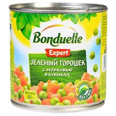 Зеленый горошек Bonduelle Expert с морковью в кубиках, 400 г