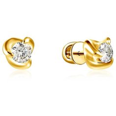 Бронницкий Ювелир Серьги из желтого золота 56319621000