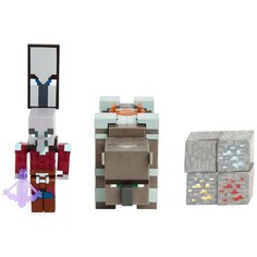 Фигурки Mattel Minecraft Разоритель и Капитан Разбойников GTT54