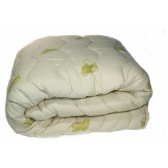 Одеяло стандартное ЭН-Текс Овца 175х210 см 2 спальное, тик, цвет: желтый