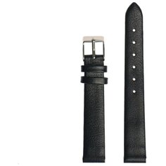 Ремешок для часов, женский, 14 мм, натуральная кожа, черный, фактура питон Ardi