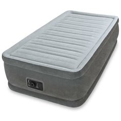 Надувная кровать Comfort-Plush 99х191х46 см (с встроенным насосом 220В) Intex