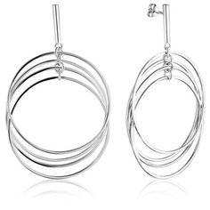 Бронницкий Ювелир Серьги из серебра S86600006000