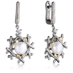 Бронницкий Ювелир Серьги из серебра SZ6612007000