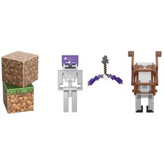 Фигурки Mattel Minecraft Боевой Скелет-всадник GTT55