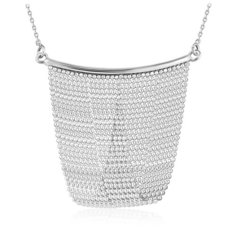 Бронницкий Ювелир Колье из серебра NP-GI021-Rd, 42 см, 9 г