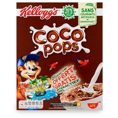 Готовый завтрак Kelloggs Coco Pops шарики шоколадные, коробка, 400 г