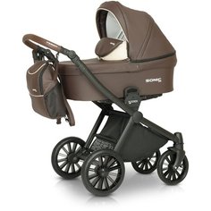 Коляска 3 в 1 Verdi Sonic Soft шоколадная