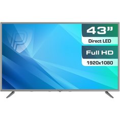 Телевизор Prestigio 43 Mate 43" (2019), dark metal