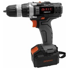 Аккумуляторная дрель-шуруповерт P.I.T. PSR 24-D1 Li-Ion 2.0 А·ч 24 В х2 кейс