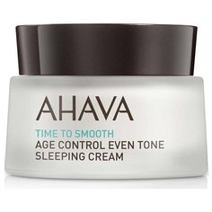 Крем AHAVA Time to Smooth Age Control Even Tone Sleeping Cream антивозрастной ночной для лица, шеи и декольте, 50 мл