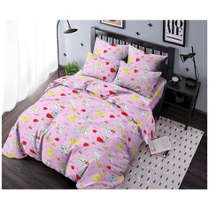 Ночь Нежна Детское Постельное белье Murzik Цвет: Розовый br11322 (145х215 см)