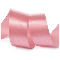 Лента атласная 1 1/2 (38мм) цв.3075 гр.розовый IDEAL уп.27,4 м
