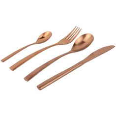 Набор столовых приборов 24 предмета, BCN COLORS, цвет медный, покрытие PVD Comas