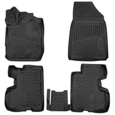 Коврики 3D в салон подходят для RENAULT Arkana, 2019-> кроссовер, 4шт. (полиуретан) Element