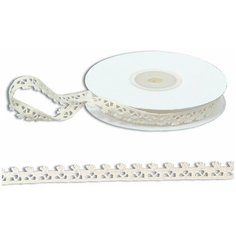 Лента упаковочная Veld co 48900 кружевная (1см х 10м) кайма