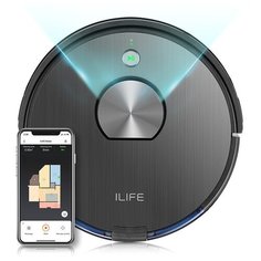 Робот-пылесос ILIFE A10S подметание и мытье, интеллектуальная уборка, лазерное позиционирование, десять режимов уборки, управление через приложение