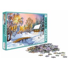 Пазлы ФРЕЯ (1000 элемент.) Морозный вечер PZL-1000/05"