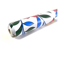 Пленка витражная самоклеющаяся для стекла и окон Reton Group 45см*4м (цветы и птицы)