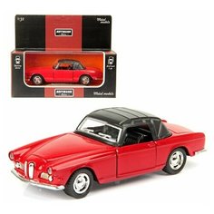 Машинка HOFFMANN 67533 металлическая RETRO Style 1:32, дверцы открываются, инерционная