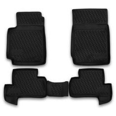 Коврики в салон SUZUKI Grand Vitara 3D, 2005->, 4 шт. (полиуретан) Element
