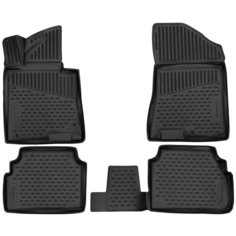 Коврики 3D в салон подходят для HYUNDAI Sonata, 2019-> седан, 4шт. (полиуретан) Element