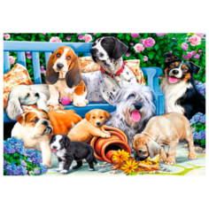 Пазл Trefl Собаки в саду, 1000 дет. TR10556