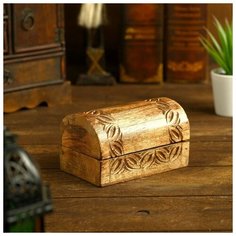 Шкатулка дерево "Иберия" 12,7х7,6х7,6 см 4503141 Сима ленд