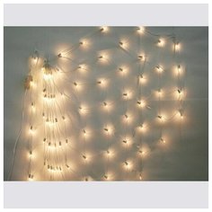 Гирлянда Snowmen сетка, 320 ламп, LED, белый цвет, 2,3*1,8 м