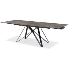 Стол раскладной Butterfly 160-240, темная керамика I Modern