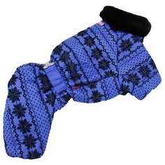FOR MY DOGS комбинезон для собак синий для мальчиков FW637-2018 M (10)