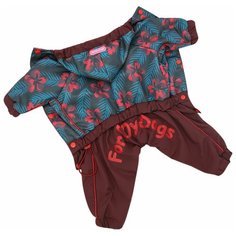 FOR MY DOGS дождевик для собак коричневый для девочек 444SS-2020 F (20)