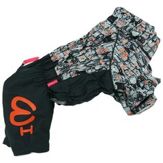 FOR MY DOGS комбинезон для собак черно/серый для мальчиков FW852-2020 M (22)