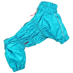 FOR MY DOGS дождевик для собак голубой металлик для мальчиков 438SS-2020 M (18)
