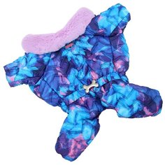 FOR MY DOGS комбинезон для собак голубой для девочек FW716-2019 F (14)