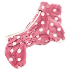 FOR MY DOGS комбинезон для собак Горох розовый для девочек FW726-2019 F (22)