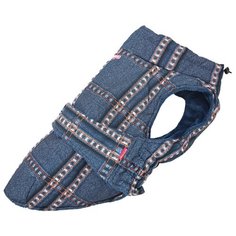 FOR MY DOGS попона для собак синяя FW798-2019 (C3)
