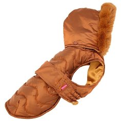FOR MY DOGS попона для собак коричневая FW629-2018 (10)