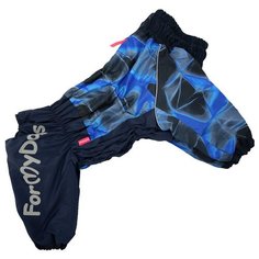 FOR MY DOGS комбинезон для собак синий для мальчиков FW771-2019 M (A0)