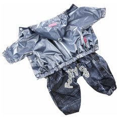 FOR MY DOGS дождевик для собак графит для мальчиков 364SS-2019 M (8)