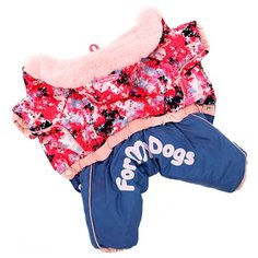 FOR MY DOGS комбинезон для собак розовый для девочек FW704-2019 F (16)