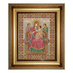 Набор для вышивания бисером Икона Божией Матери Всецарица GALLA COLLECTION И045