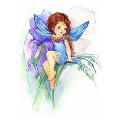 Фея Фиалка Набор для вышивания крестом 28х37 (18х24) Матренин Посад 1840/Н 28х37 (18х24) Матренин Посад 1840/Н)