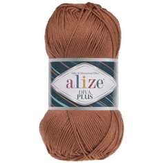 Пряжа для вязания Ализе Diva Plus (100% микрофибра акрил) 5х100г/220м цв.525 темный имбирь ALIZE