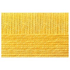 Пряжа для вязания ПЕХ Детский каприз тёплый (50% мериносовая шерсть, 50% фибра) 10х50г/125м цв.012 желтый Пехорка ПЕХ.ДКТ.012