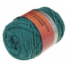 Пряжа для вязания ТРО Подмосковная GRANDE (50% шерсть, 50% акрил) 5х100г/130м цв.0644 водопад Пряжа из Троицка ТРО.подм.GR.0644 Троицкая камвольная фабрика